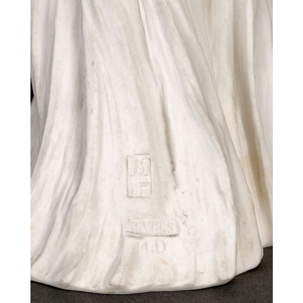 Agathon Léonard et Sèvres – Sculpture Statuette Danseuse avec Bracelet Porcelaine 11