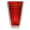 Baccarat – Vase Eye Rectangulaire L Cristal Rouge 9