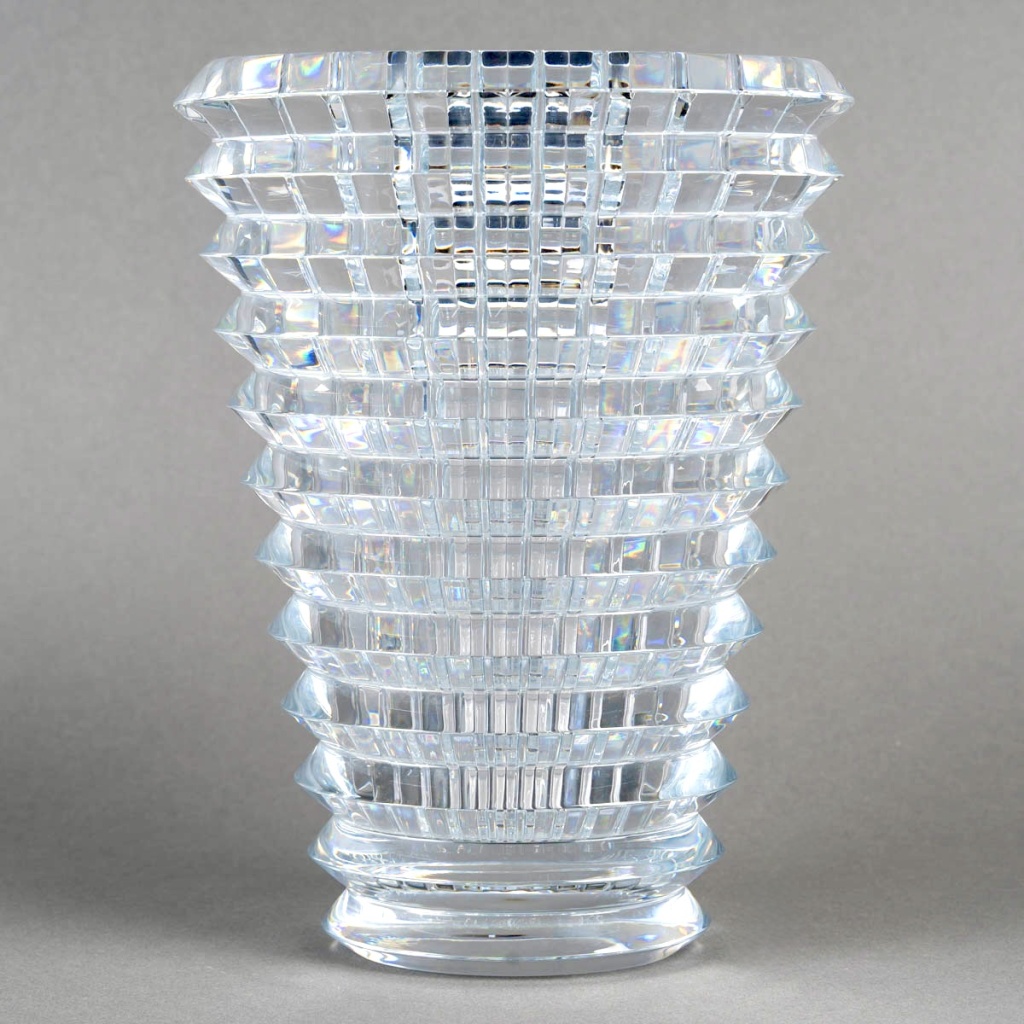 Baccarat – Vase Oval « Eye M » Cristal 4