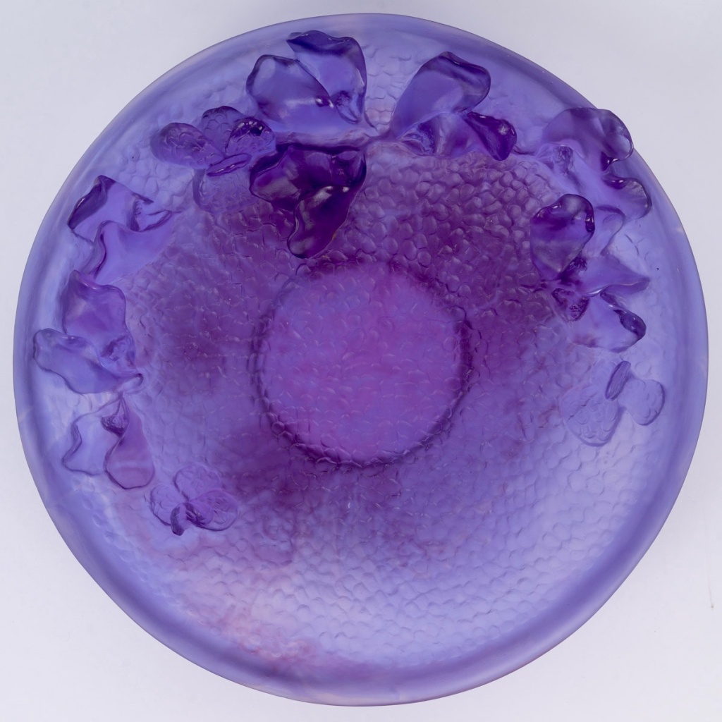 Daum France – Coupe Jardin Imaginaire Cristal – NEUF EN COFFRET 4