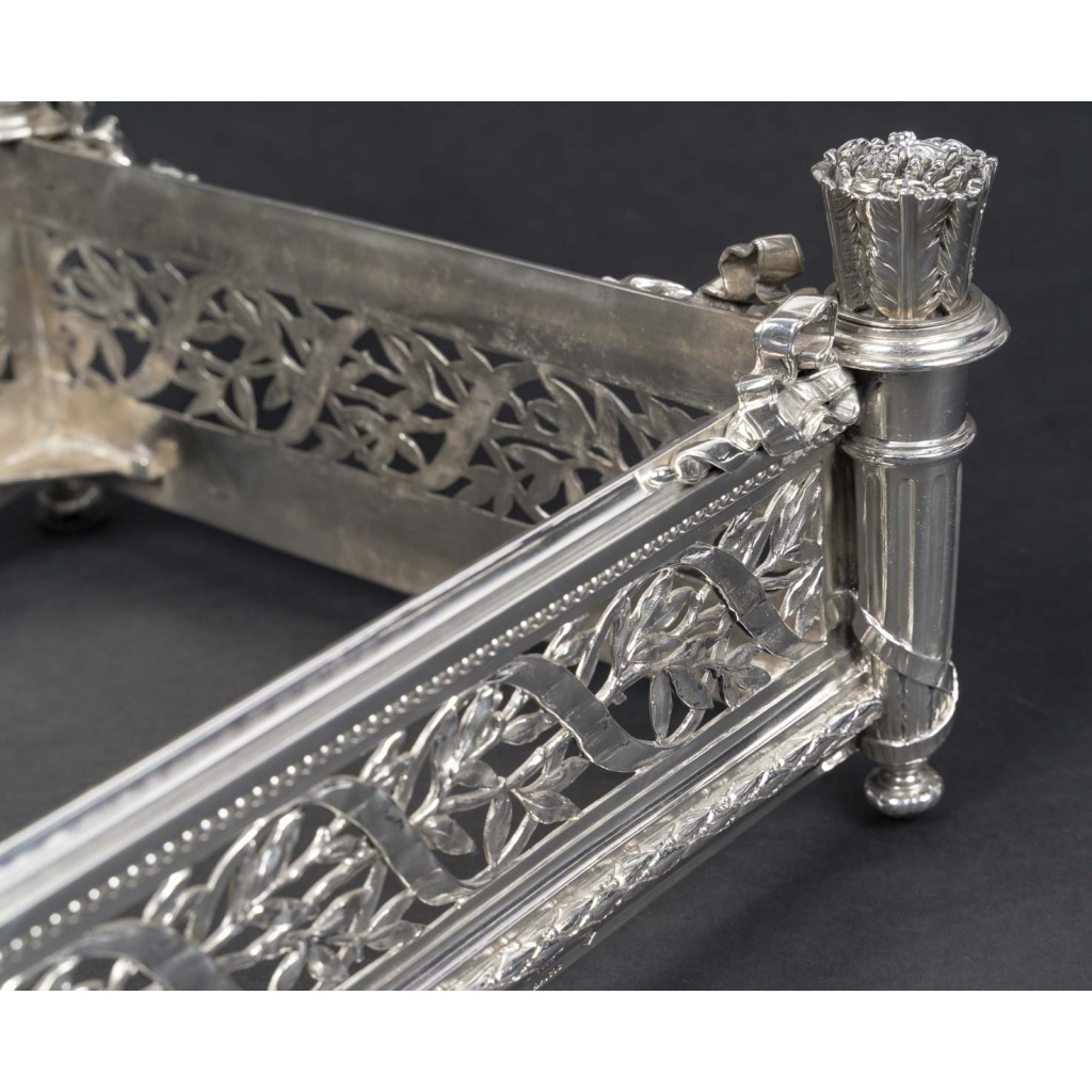 A. AUCOC – Jardinière en argent massif Epoque NAPOLEON III 7