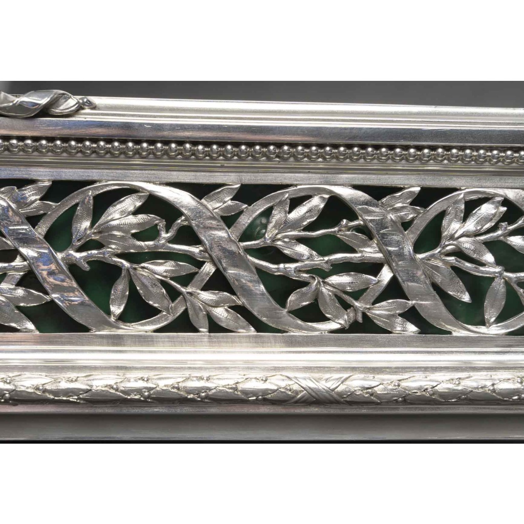 A. AUCOC – Jardinière en argent massif Epoque NAPOLEON III 13