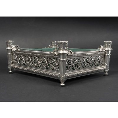 A. AUCOC – Jardinière en argent massif Epoque NAPOLEON III