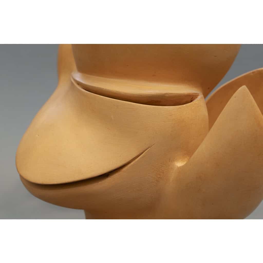 Sculpture Abstraite en Terre Cuite – Bernard Grassias 5