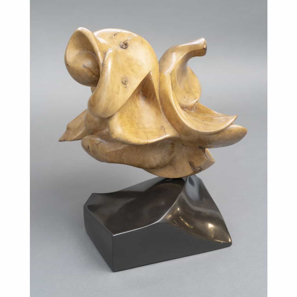 Sculpture Abstraite en Bois- Bernard Grassias 6