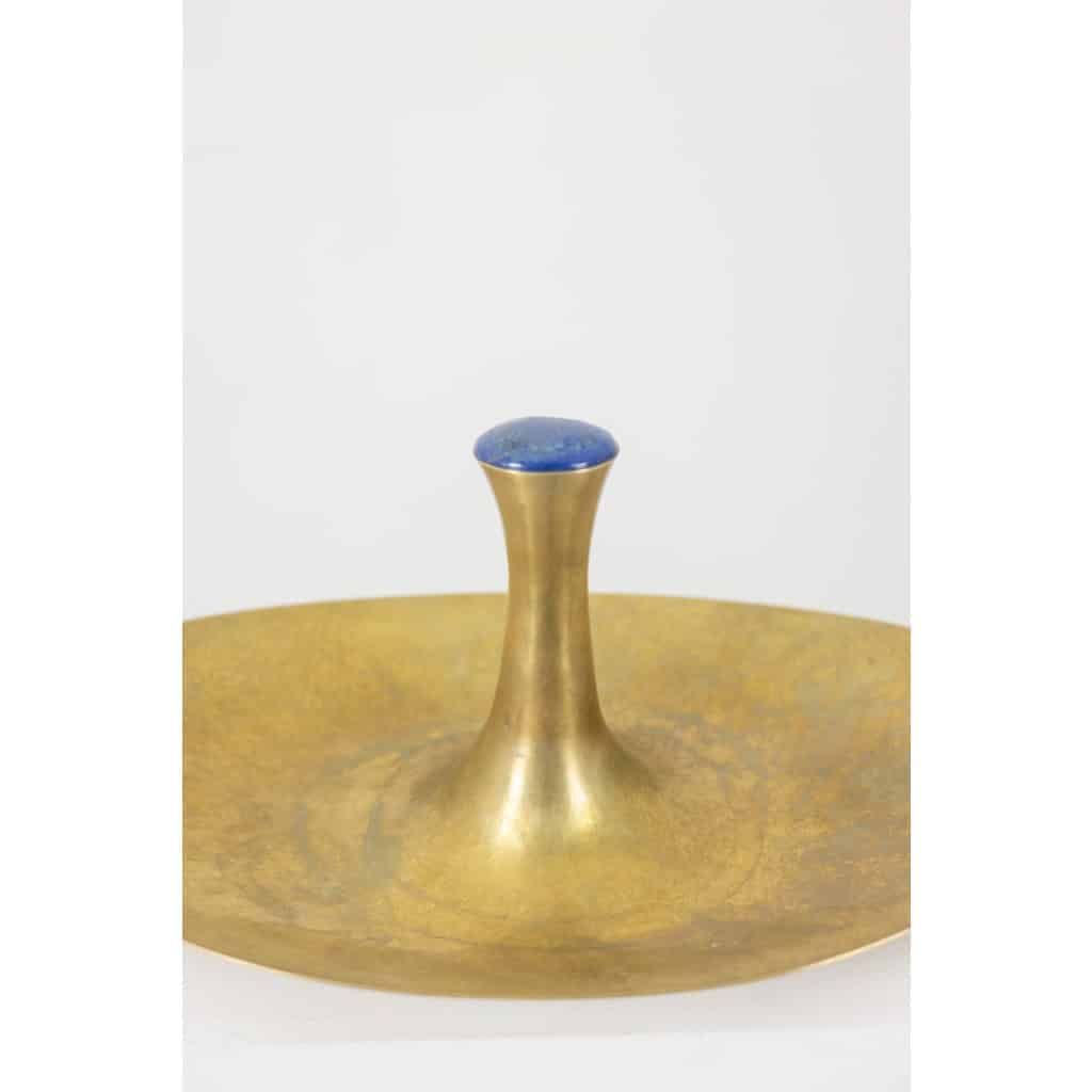 Philippe Hiquily. Coupe en bronze martelé et doré. Signée. Années 80 6