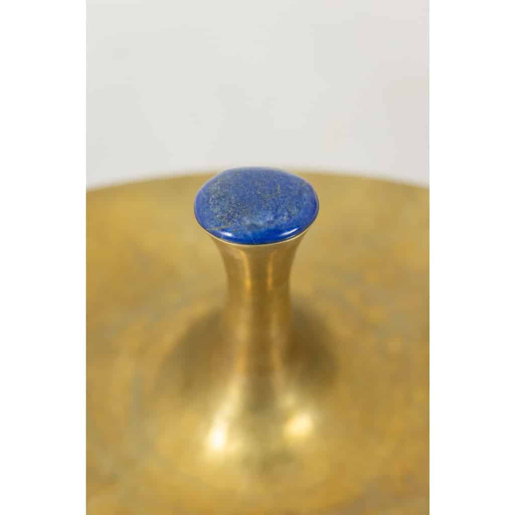 Philippe Hiquily. Coupe en bronze martelé et doré. Signée. Années 80 7