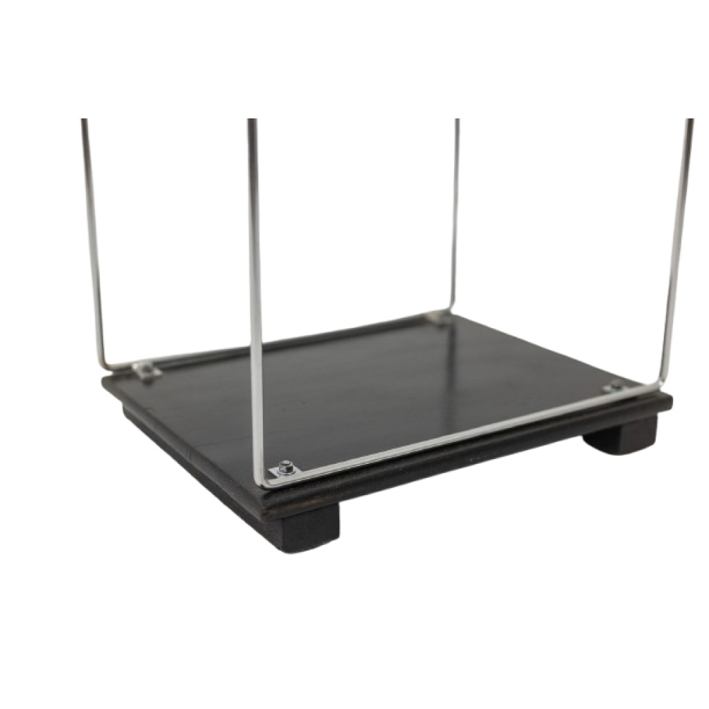 Ensemble de 3 étagères en métal chromé et verre. Années 1970 11