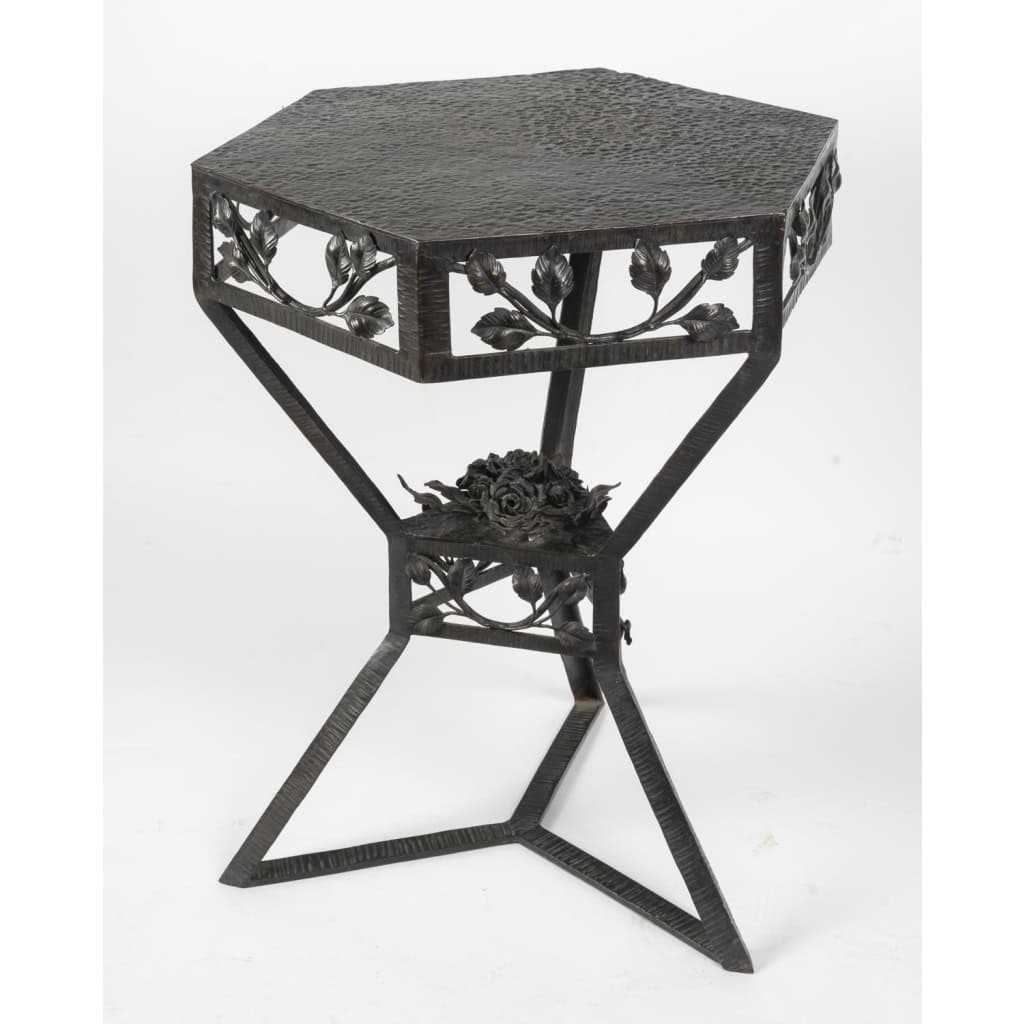 Guéridon en fer forgé, 1940 4