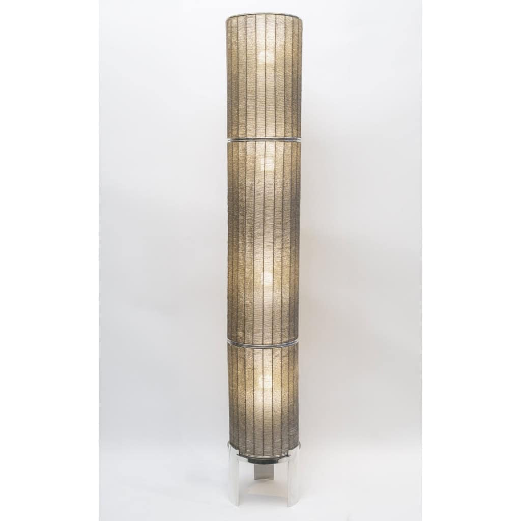 Lampadaire tubulaire tripode – Travail artisanal, années 1970 3