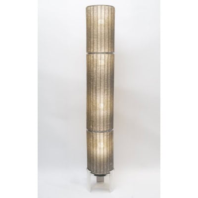 Lampadaire tubulaire tripode – Travail artisanal, années 1970