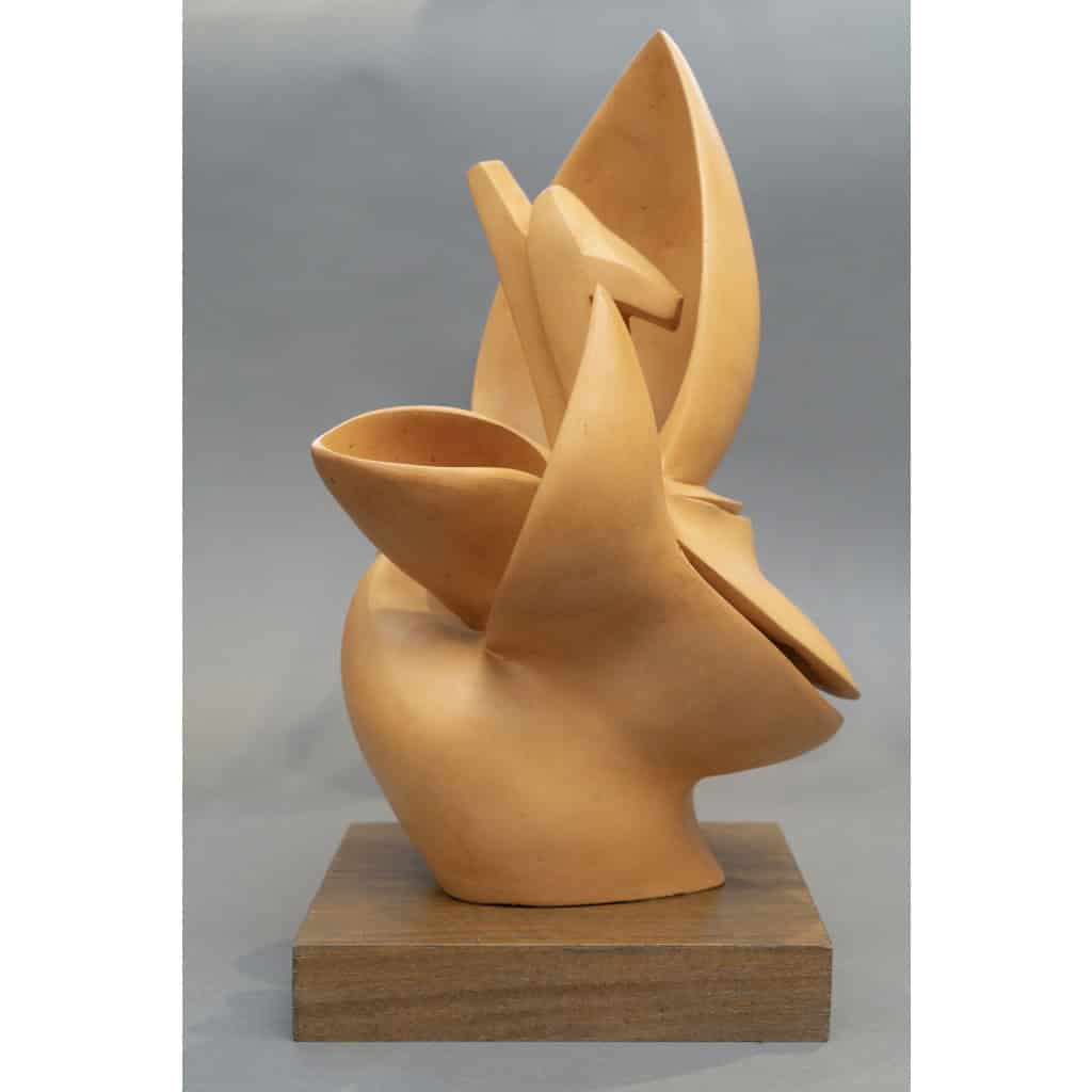 Sculpture Abstraite en Terre Cuite – Bernard Grassias 7
