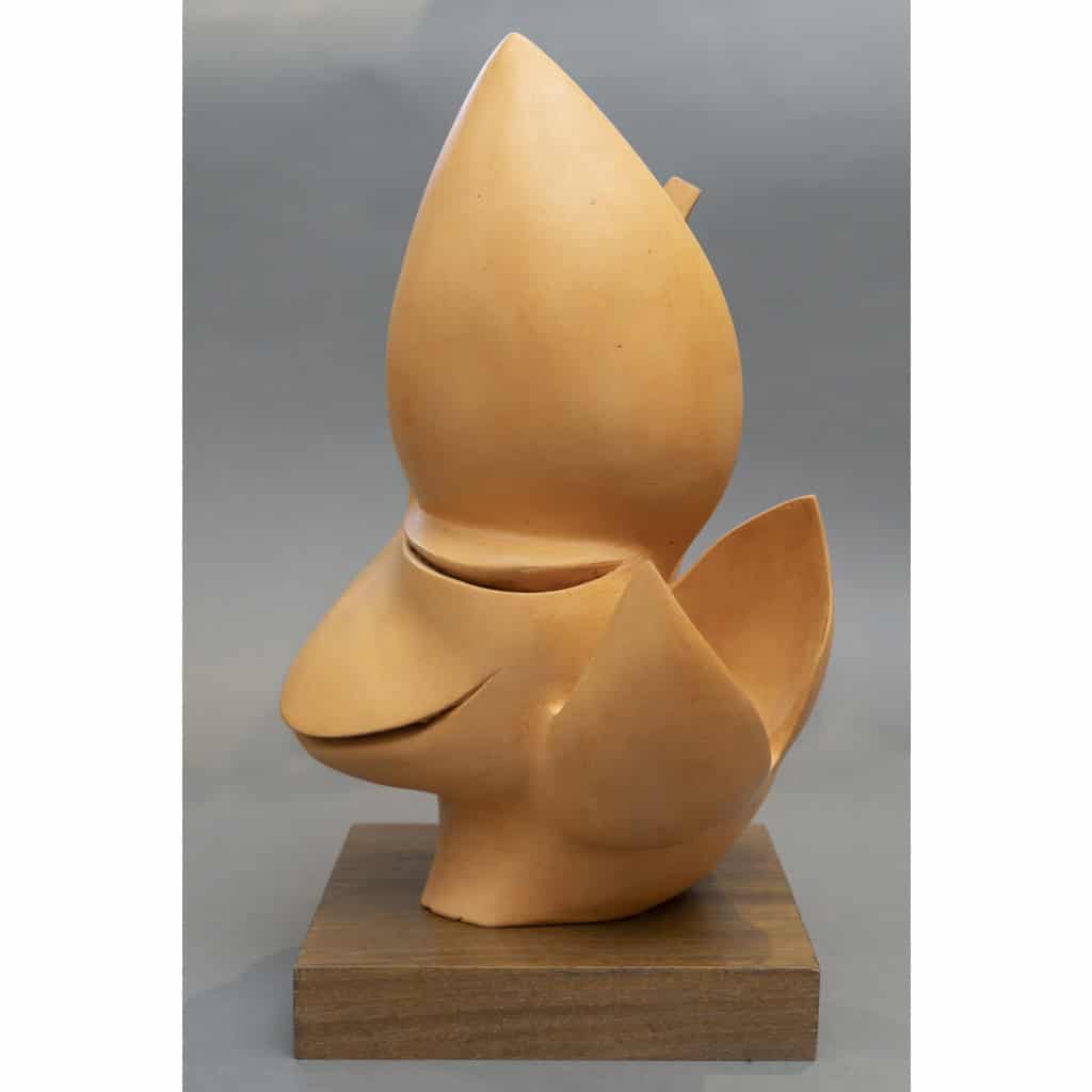 Sculpture Abstraite en Terre Cuite – Bernard Grassias 12