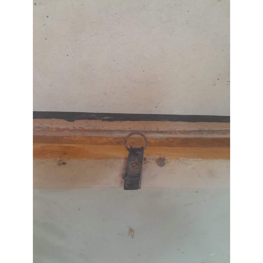 Cadre de communion, Napoléon III, bois noirci. 9