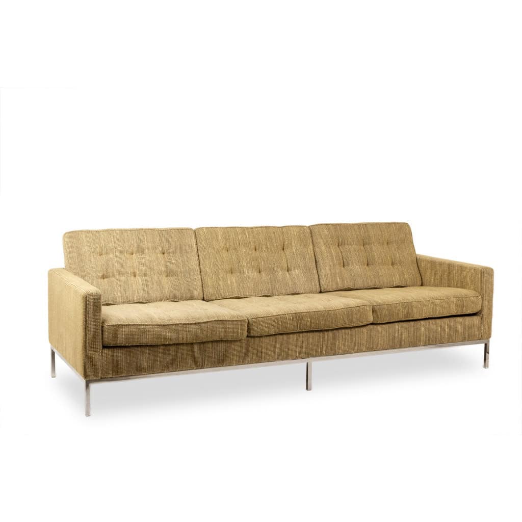 Florence Knoll, pour Knoll. Canapé et paire de fauteuils. Années 1960-70. 18