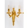 Paire d&rsquo;appliques de style Louis XVI. XIXème siècle. 9