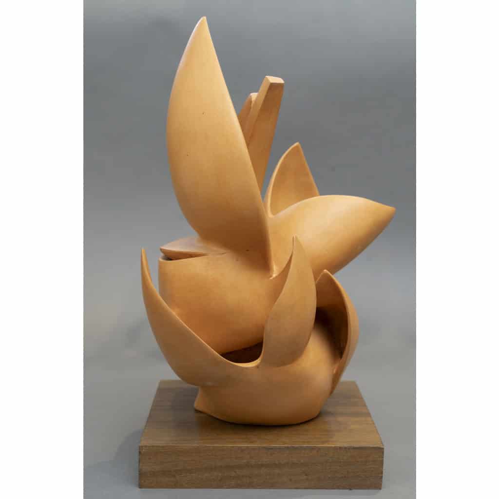 Sculpture Abstraite en Terre Cuite – Bernard Grassias 8