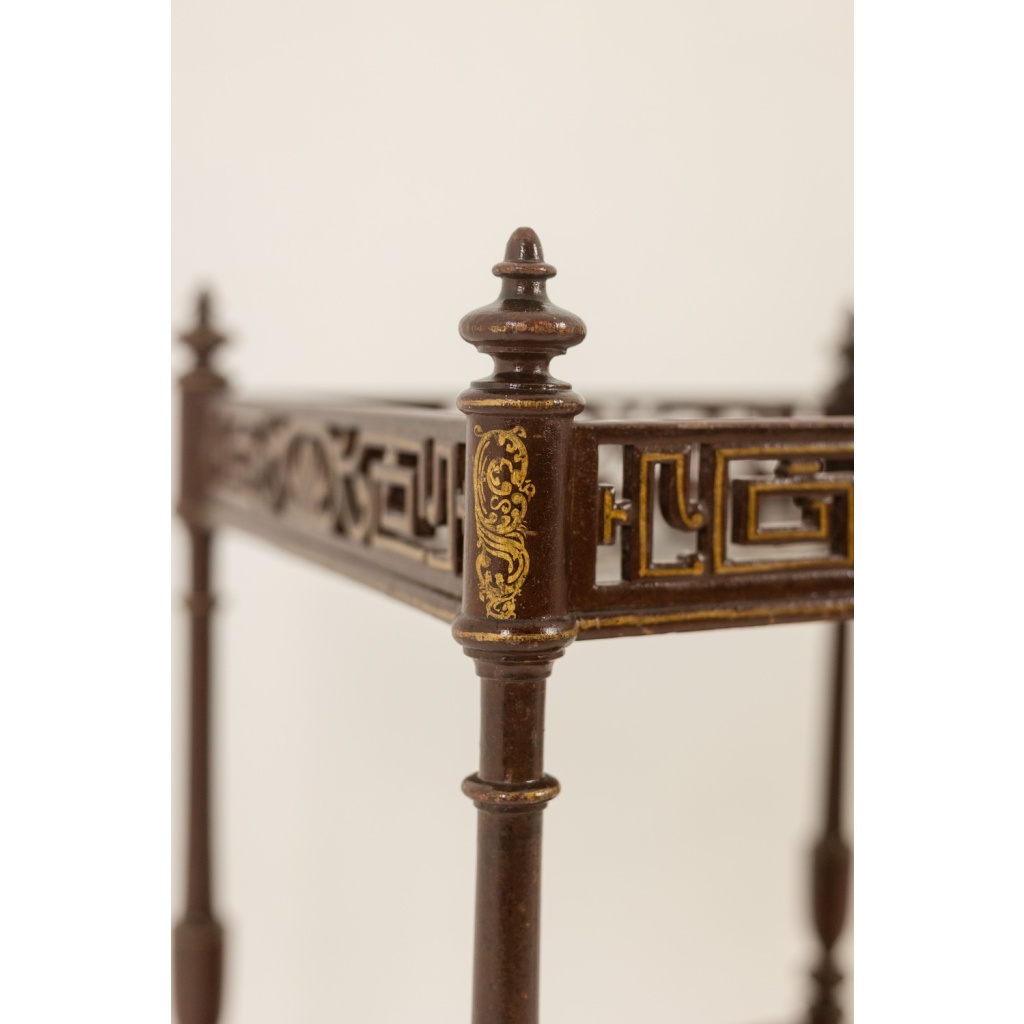 Petite table desserte à décor de laque japonisant. Epoque Napoleon III 9